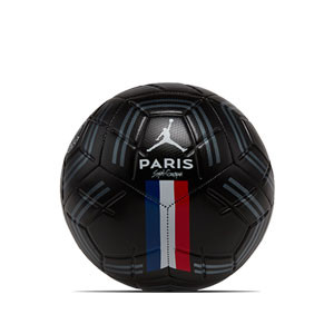 Balón Nike PSG x Jordan Strike talla 5 - Balón de fútbol Nike Pairs Saint-Germain x Jordan Strike 2019 2020 talla 5 - negro - frontal