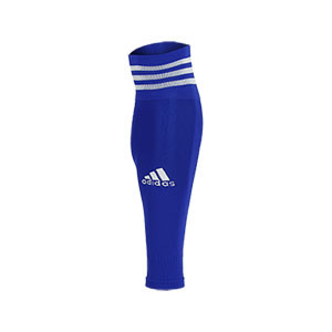 Medias sin pie adidas Team 18 - Medias de fútbol adidas Team 18 sin pie - Azul - frontal