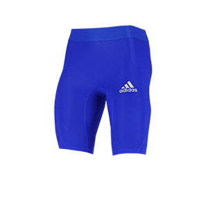 Malla compresiva adidas Alphaskin - Malla corta entrenamiento compresiva adidas Alphaskin - Azul - frontal