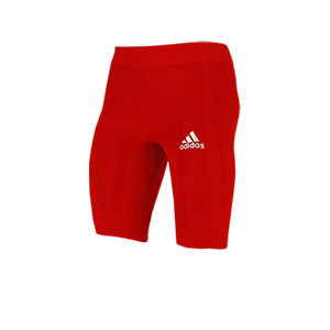 Malla compresiva adidas Alphaskin - Malla corta entrenamiento compresiva adidas Alphaskin - Rojo - frontal