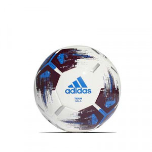 Balón adias Team Sala talla 62 cm - Balón de fútbol sala adidas Team Sala talla 62 cm - blanco y azul - frontal