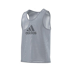 Peto adidas Training Bib 14 - Peto de entrenamiento de fútbol adidas - Gris - frontal