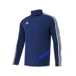 Sudadera cuello alto adidas Tiro 19 - Sudadera de entrenamiento cuello alto adidas Tiro 19 - azul marino - frontal