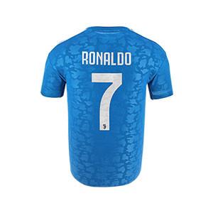 Camiseta adidas 3a Juve Ronaldo 2019 2020 - Camiseta Ronaldo tercera equipación adidas Juventus 2019 2020 - azul - trasera