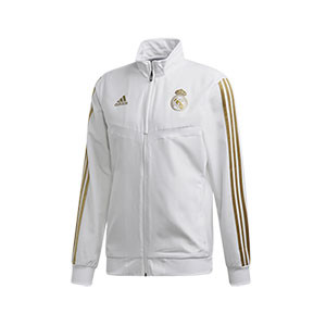 Chaqueta chándal adidas Real Madrid 2019 2020 - Chaqueta de chándal adidas Real Madrid 2019 2020 - blanca - frontal