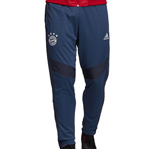 Pantalón adidas Bayern entreno 2019 2020 - Pantalón largo entrenamiento adidas Bayern de Múnich 2019 2020 - azul marino - frontal