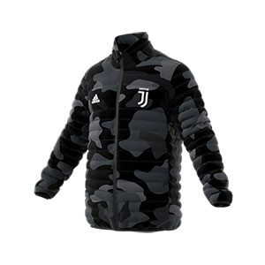 Chaqueta invierno adidas Juventus SSP Light - Chaqueta de invierno adidas de la Juventus 2019 2020 - gris y negra - frontal