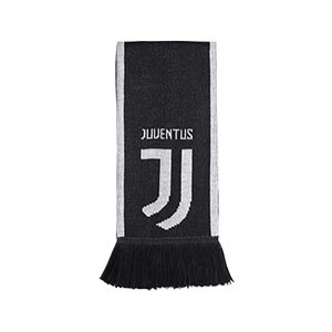 Bufanda adidas Juventus - Bufanda adidas Juventus 2019 2020 - negra y blanca - frontal