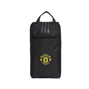 Zapatillero adidas Manchester United - Portabotas adidas Manchester United 2019 2020 (12x18x36) cm - negro - frontal