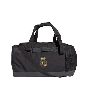 Bolsa de deporte adidas Real Madrid - Bolsa de deporte adidas Real Madrid 2019 2020 (28x56x28) cm - negra - frontal