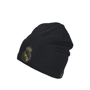 Gorro adidas R Madrid Beanie climawarm - Gorro de invierno adidas del Real Madrid CF - negro - frontal