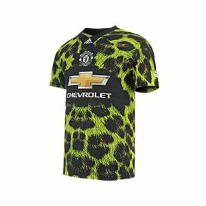 Camiseta EA Sports adidas Man United 18 2019 - Camiseta edición limitada EA Sports Manchester United 2018 2019 - leopardo - frontal