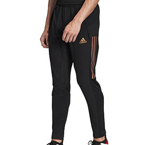 Pantalón adidas Condivo 20 Ultimate - Pantalón largo de entrenamiento de fútbol adidas - negro - frontal