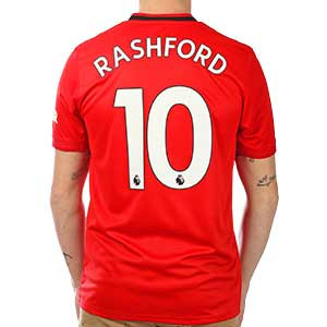 Camiseta adidas United Rashford 2019 2020 - Camiseta Rashford primera equipación adidas Manchester United 2019 2020 - roja - frontal