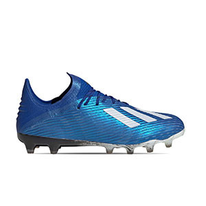 adidas X 19.1 AG - Botas de fútbol adidas AG para césped artificial - azules - pie derecho