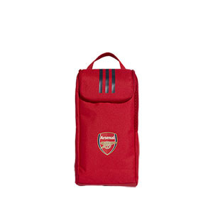 Zapatillero adidas Arsenal - Portabotas adidas Arsenal 2019 2020 (12x18x36) cm - rojo - frontal