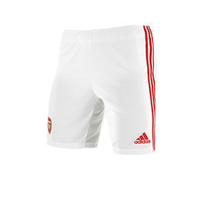 Short adidas Arsenal 2019 2020 - Pantalón corto adidas primera equipación Arsenal 2019 2020 - blanco - frontal