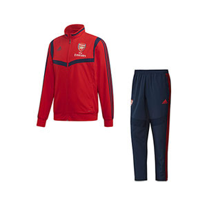 Chándal adidas Arsenal Presentación - Chándal adidas Arsenal 2019 2020 - rojo y azul marino - frontal