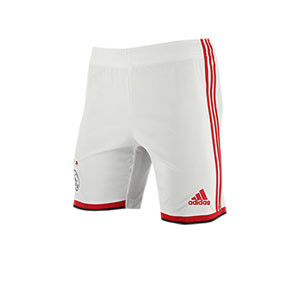 Short adidas Ajax 2019 2020 - Pantalón corto primera equpación Ajax 2019 2020 - blanco - frontal