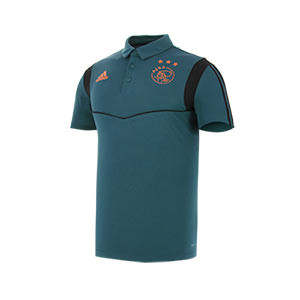 Polo adidas Ajax 2019 2020 - Polo adidas Ajax 2019 2020 - verde azulado - frontal