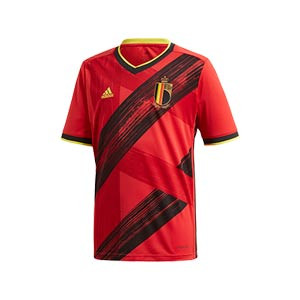 Camiseta adidas Bélgica niño 2019 2020 - Camiseta infantil primera equipación selección belga 2019 2020 - roja - frontal