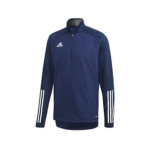 Sudaera adidas Condivo 20 Warm - Sudadera de entrenamiento adidas térmica - azul marino - frontal