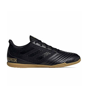 adidas Predator 19.4 IN Sala - Zapatillas de fútbol sala con tobillera adidas suela lisa IN - negras - pie derecho