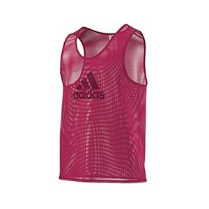 Peto adidas Training Bib 14 - Peto de entrenamiento de fútbol adidas - Rosa - frontal