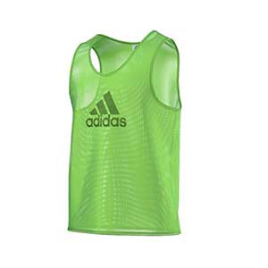 Peto adidas Training Bib 14 - Peto de entrenamiento de fútbol adidas - Verde - frontal