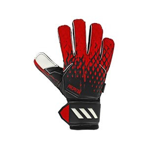 adidas Predator Match FingerSave - Guantes de portero con protecciones adidas corte positivo - negros - derecho