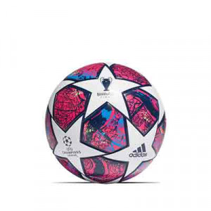 Balón adidas Finale UCL Estambul League talla 4 - Balón de fútbol adidas de la Final de la Champions 2019 2020 talla 4 - morado y blanco - frontal