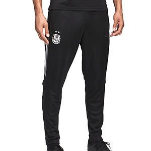 Pantalón adidas Argentina entreno 2019 2020 - Pantalón largo de entrenamiento de Argentina 2019 2020 - negro - frontal