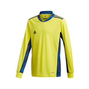 Camiseta portero adidas Adipro 20 GK niño - Camiseta de manga larga de portero infantil adidas - amarilla - frontal