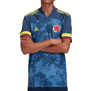 Camiseta adidas 2a Colombia 2019 2020 - Camiseta segunda equipación selección colombiana 2019 2020 - azul marino - frontal