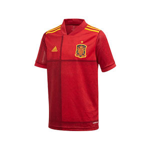 Camiseta adidas España niño 2019 2020 - Camiseta infantil primera equipación selección española 2019 2020 - roja - frontal