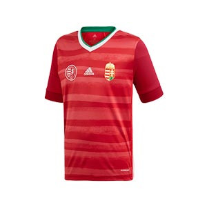 Camiseta adidas Hungria niño 2019 2020 - Camiseta infantil primera equipación selección húngara 2019 2020 - roja - frontal