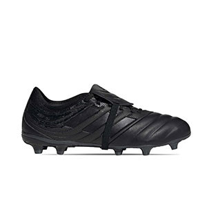 adidas Copa Gloro 20.2 FG - Botas de fútbol de piel adidas FG para césped natural o artificial de última generación - negras - miniatura