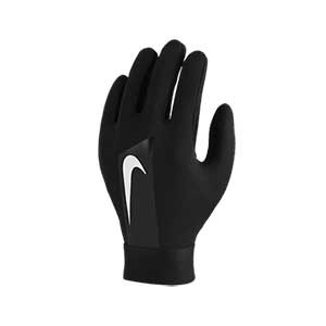 Guantes térmicos Nike Hyperwarm Academy - Guantes térmicos de jugador para el invierno Nike - negros - frontal