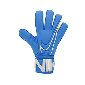 Nike GK Premier SGT - Guantes de portero profesionles Nike corte flat - azul celeste - frontal derecho