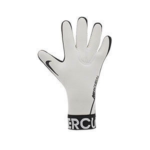 Nike GK Mercurial Touch Victory - Guantes de portero Nike corte negativo - blancos - frontal derecho