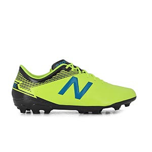 New Balance Jr Furon 3.0 Dispatch AG - Botas de fútbol para niño New Balance AG para césped artificial - Amarillo flúor - pie derecho