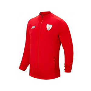 Chaqueta New Balance Athletic himno 2019 2020 - Chaqueta del himno New Balance Atheltic Club de Bilbao 2019 2020 - roja - frontal