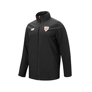 Chubasquero New Balance Athletic Club 2019 2020 - Chubasquero New Balance del Athletic Club Bilbao 2019 2020 - negro - frontal