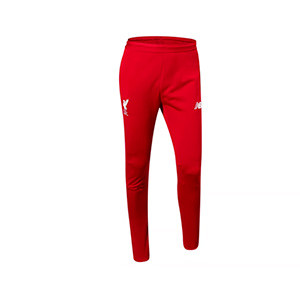 Pantalón New Balance Liverpool 19 20 entreno Slim - Pantalón largo entrenamiento New Balance Liverpool 2019 2020 - rojo - frontal