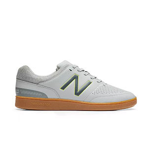 New Balance Audazo v4 Control IN - Zapatillas de fútbol sala New Balance suela lisa IN - grises - pie derecho