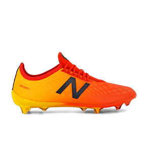 New Balance Furon 4.0 Pro FG - Botas de fútbol New Balance FG para hierba natural o artificial de 3a generación - naranjas - pie derecho