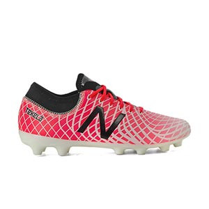 New Balance Tekela 1.0 Magique AG - Botas de fútbol New Balance AG para césped artificial - rosas y blancas - pie derecho