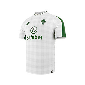 New Balance Celtic Glashow 2a 2018 2019 - Camiseta oficial segunda equipación Celtic Glasgow 2018  2019 - blanca - frontal