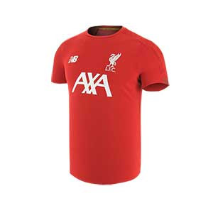 Camiseta New Balance Livepool entreno 2019 2020 - Camiseta entrenamiento New Balance Liverpool 2019 2020 - roja - frontal