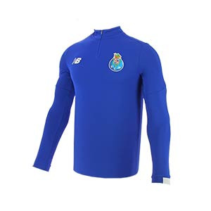 Sudadera New Balance Porto entreno 2019 2020 - Sudadera entrenamiento New Balance Porto 2019 2020 - azul - frontal